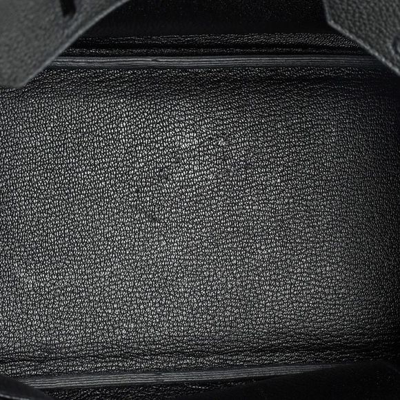 Hermes Birkin Handbag Black Togo with Gold Hardware 25 Black - Picture 6 of 10